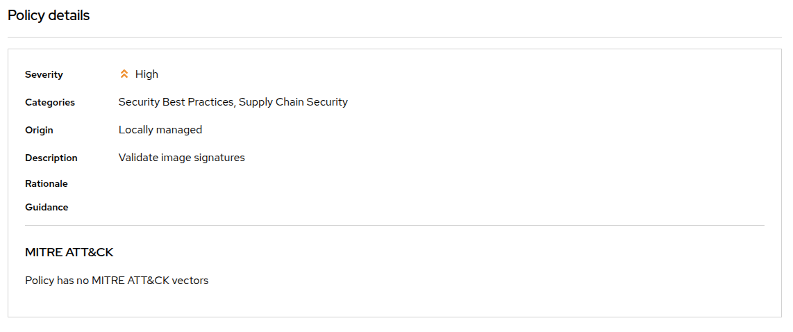 acs policy details section