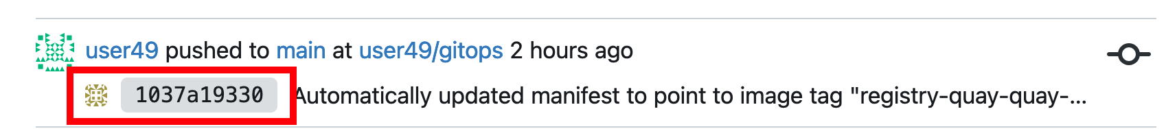 gitea commit id