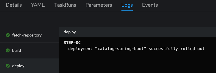 pipeline logs